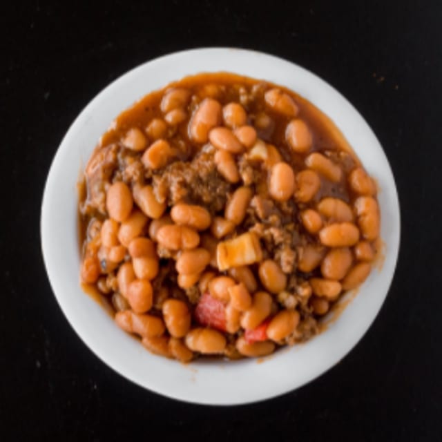 Baked Beans with Ground Beef.